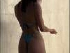 Natalie Roush Uncensored Nude Soapy Shower Striptease